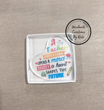 Acrylic heart in box