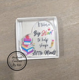 Acrylic heart in box