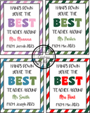 Teacher gift box