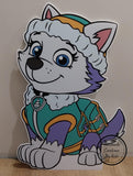 Dogs corflute cutout standee