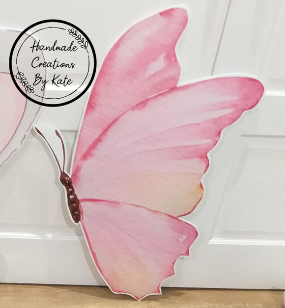 Butterfly corflute cutout standee