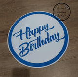 party corflute cutout sign