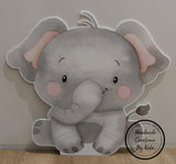 Safari animals corflute cutout standee