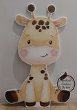 Safari animals corflute cutout standee