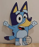 Bluey corflute cutout standee