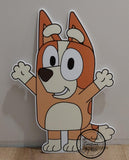 Bluey corflute cutout standee