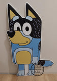 Bluey corflute cutout standee