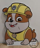 Dogs corflute cutout standee