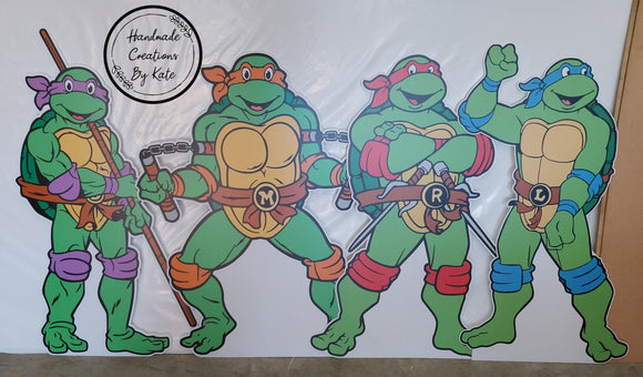 Ninja Turtle corflute cutout standee