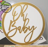 party corflute cutout sign