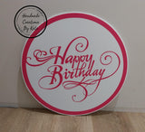 party corflute cutout sign