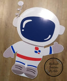 Space corflute cutout standee
