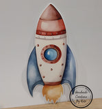 Space corflute cutout standee