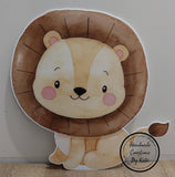 Safari animals corflute cutout standee