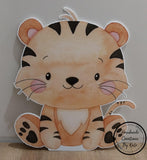 Safari animals corflute cutout standee