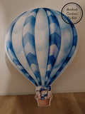 Blue Teddy Bear corflute cutout standee
