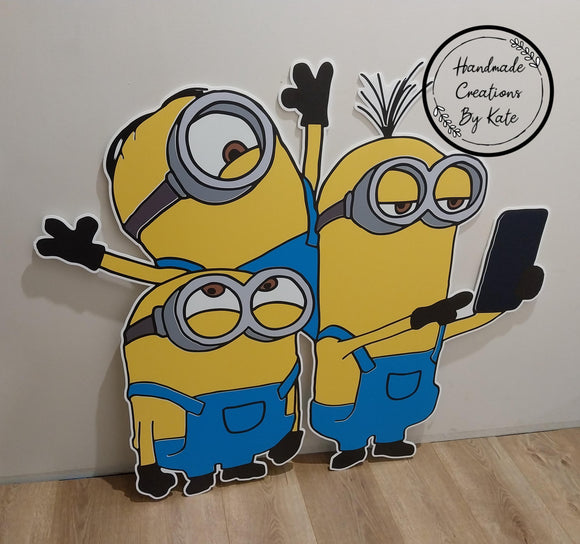 Minion corflute cutout standee