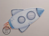 Space corflute cutout standee