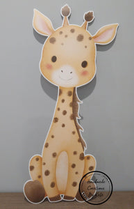 Safari animals corflute cutout standee