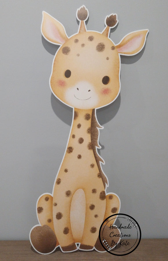 Safari animals corflute cutout standee