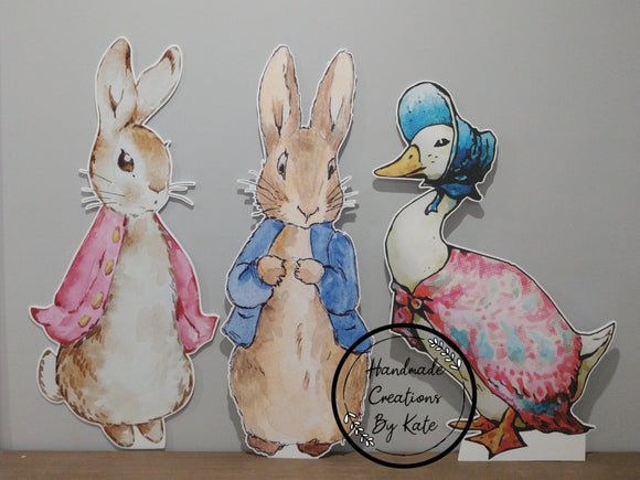 Peter rabbit corflute cutout standee