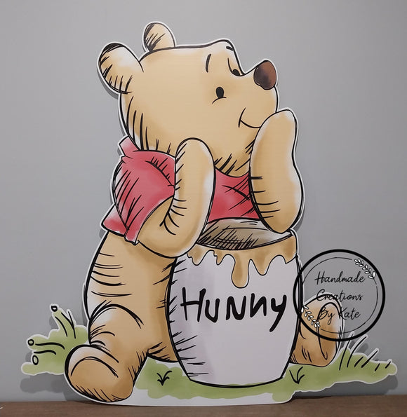 Winnie corflute cutout standee