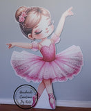 Ballerina corflute cutout standee