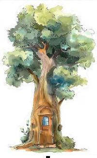 Tree corflute cutout standee