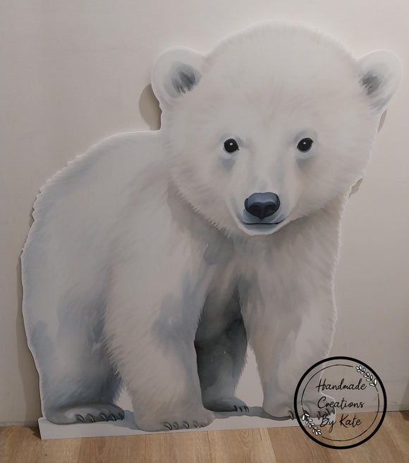 Polar Style corflute cutout standee