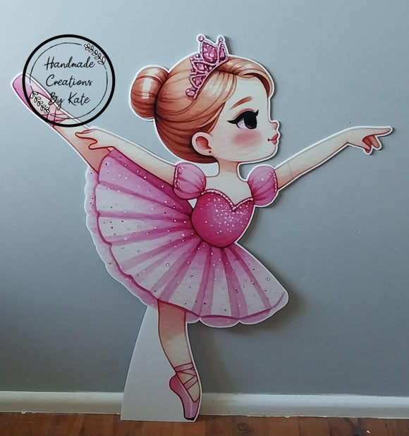 Ballerina corflute cutout standee