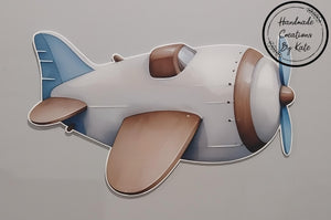 Planes and Helicopters corflute cutout standee