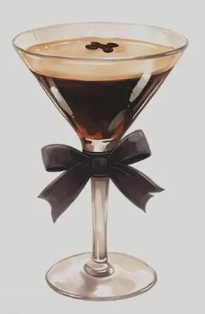 Expresso Martini corflute cutout standee