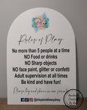 Rules custom A1 sign