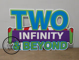 Party corflute cutout signs