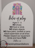 Rules custom A1 sign
