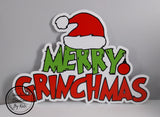Grinch corflute cutout standee