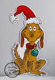 Grinch corflute cutout standee