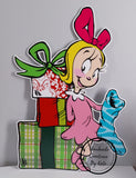 Grinch corflute cutout standee