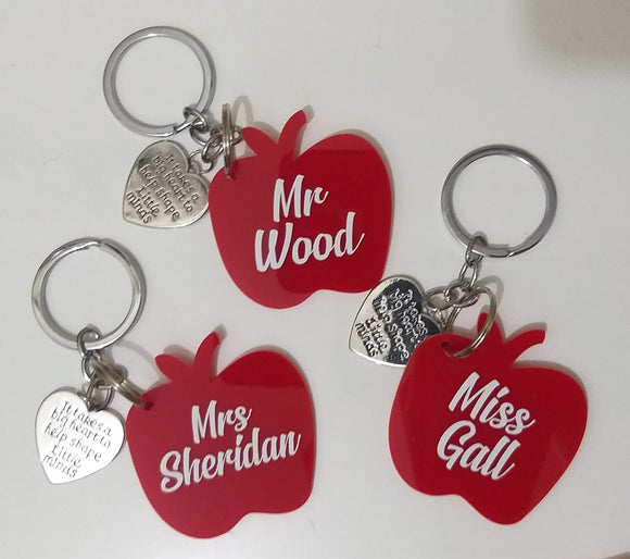 Apple Keyring with a name