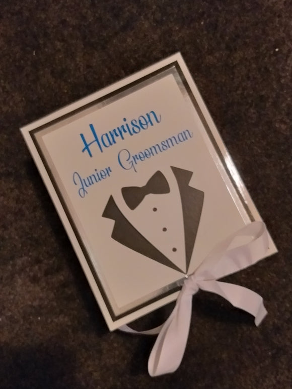 Junior Bridesmaid/Groomsman/Flower Girl/Page Boy box