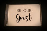 Guest Book White 28x19cm