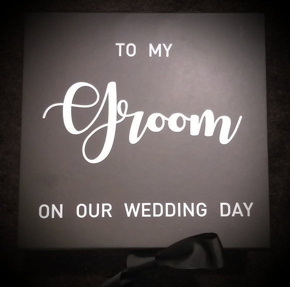 Square Groom Gift box