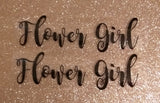 DIY Iron on Names and Roles