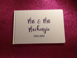Guest Book White 28x19cm