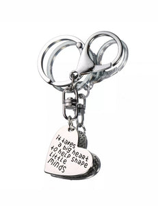 It takes a big heart Keyring