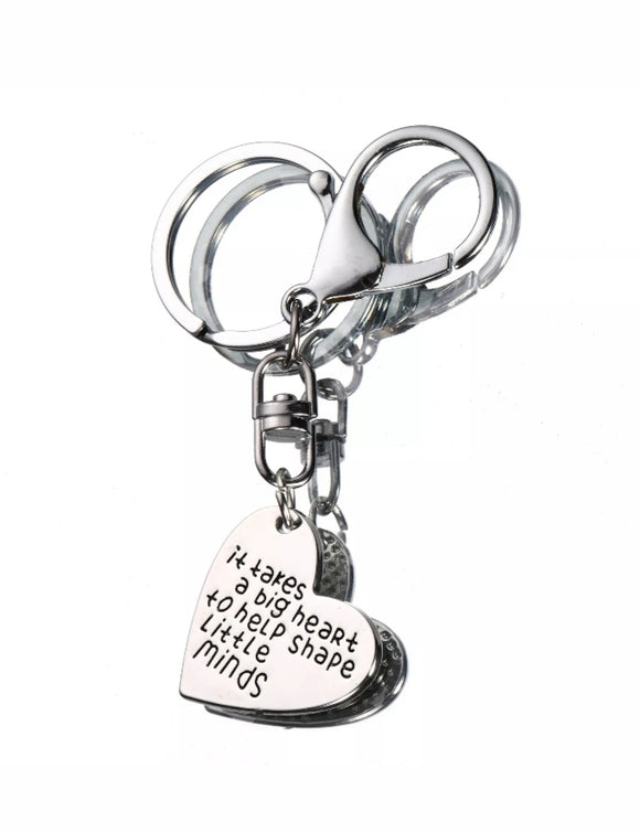 It takes a big heart Keyring