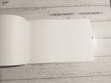 Guest Book White 28x19cm