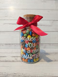 Teacher Jar with cute quotes