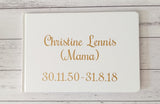 Guest Book White 28x19cm