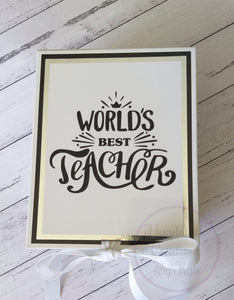 Teacher gift box